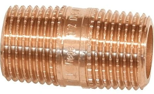 „Viega“ ilgoji jungtis 1/2 x 60 bronzinė / blizgi vamzdžių jungtis
