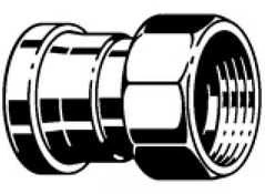 Viega Złączka przejściowa PRESTABO 35mm x GW 1'' - 704766
