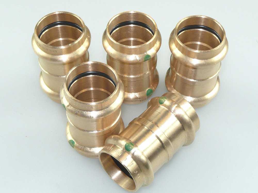 Viega Sanpress Muffer 22mm - Press fittings.