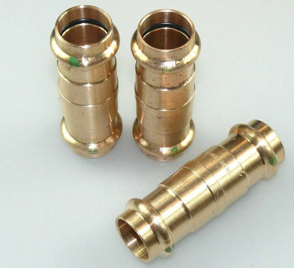 Viega Sanpress Skydemuffe 28mm - Presuojamos jungiamosios detalės.