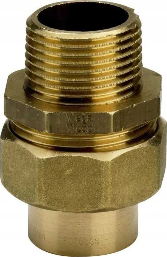Viega Tiesi varžtinė jungtis LW 15 x 1/2 ruda