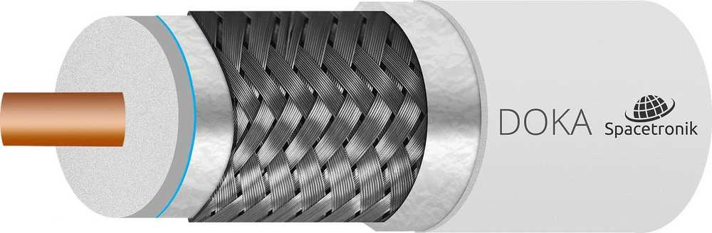 Kabelis RG6 Spacetronik DOKA 4K CU Trishield 250m