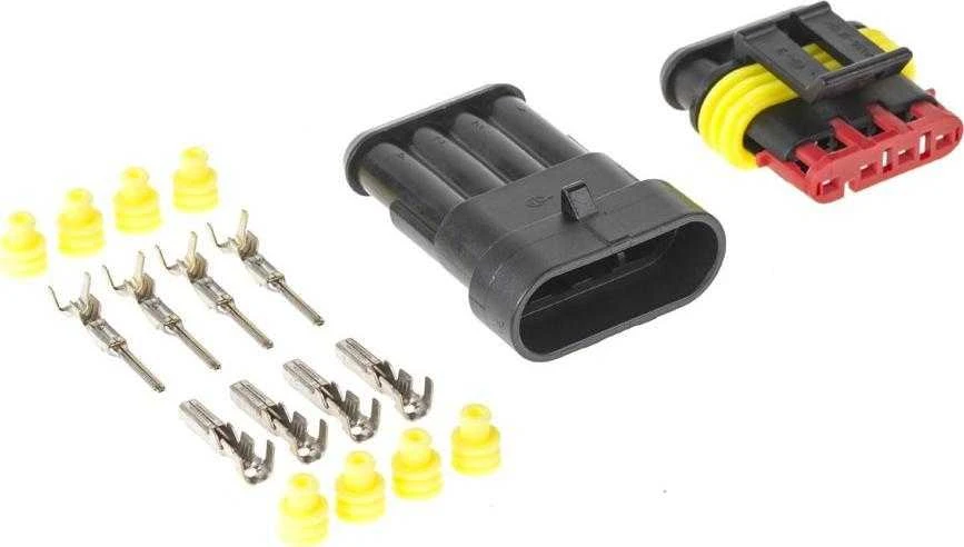 LP Oem Superseal 4 PIN jungčių rinkinys - kištukas + 4PIN lizdas - hermetiška jungtis