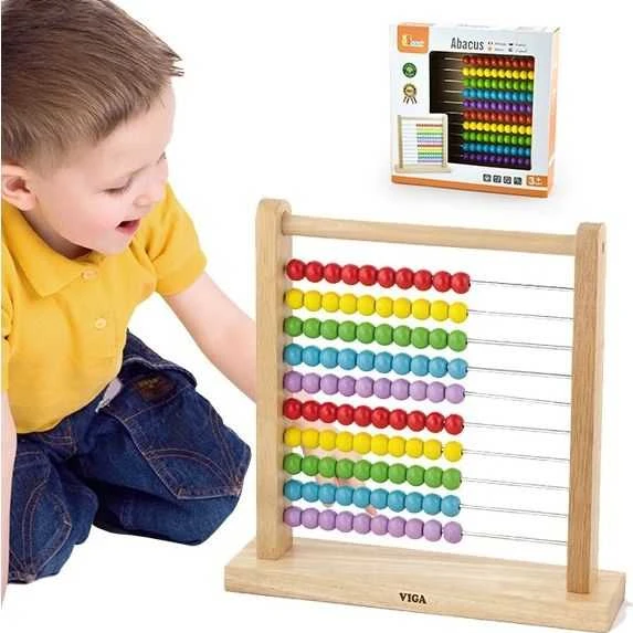Medinė Abacus Viga