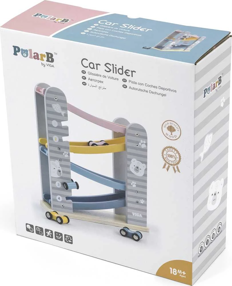Viga Toys Medinė Automobilių Čiuožykla ''Viga'' ''PolarB''