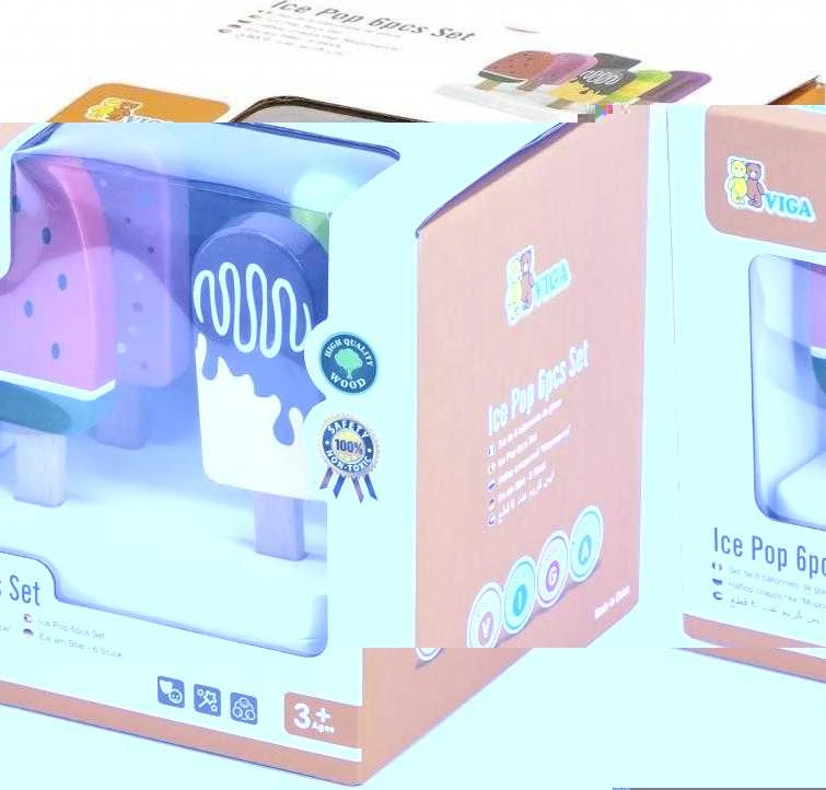 Viga Toys VIGA Medinė Žaislų Rinkinys - Ledai Ant Lazdelės?