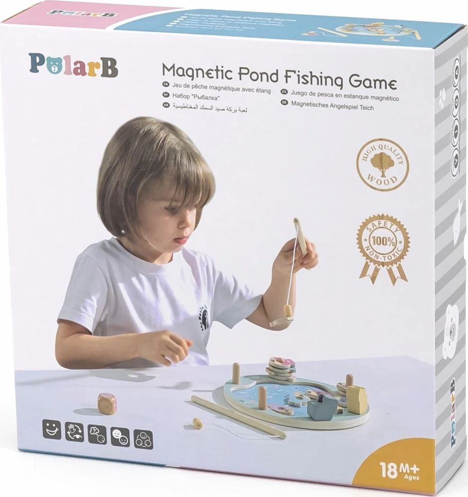 Viga Toys Viga Žaidimų Rinkinys – Medinė Žvejybos Žaidimas