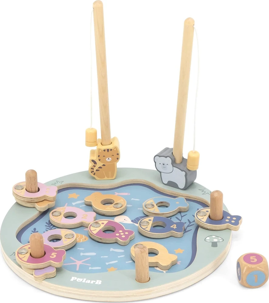 Viga Toys Viga Žaidimų Rinkinys – Medinė Žvejybos Žaidimas