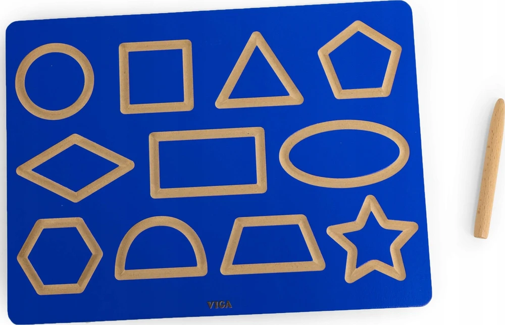 Viga Toys VIGA Grafomotorinė lenta Šriftų mokymuisi