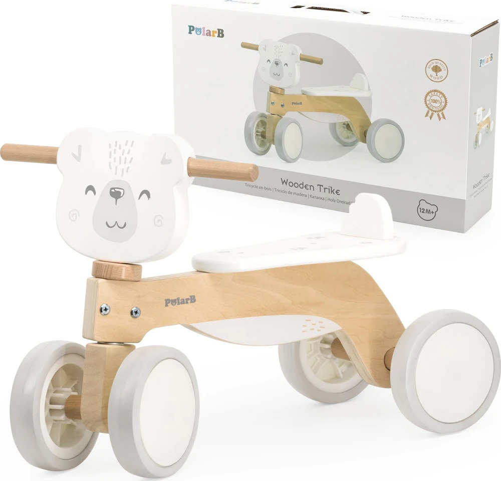 Viga Toys VIGA PolarB medinis stumdukas lokiukas