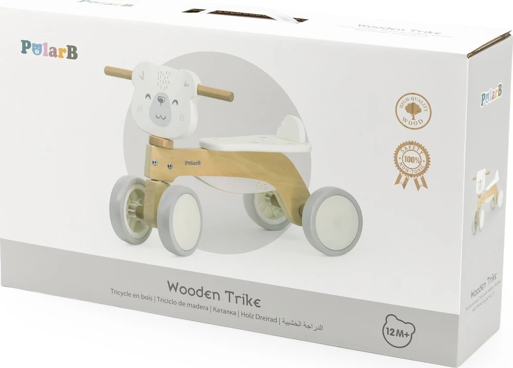Viga Toys VIGA PolarB medinis stumdukas lokiukas