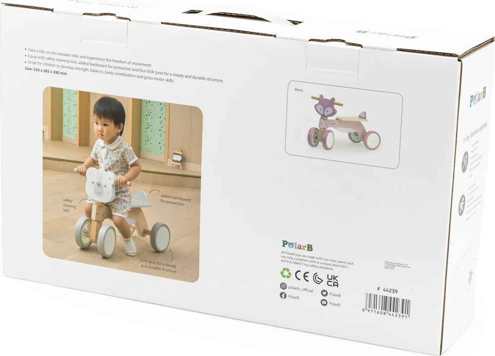 Viga Toys VIGA PolarB medinis stumdukas lokiukas