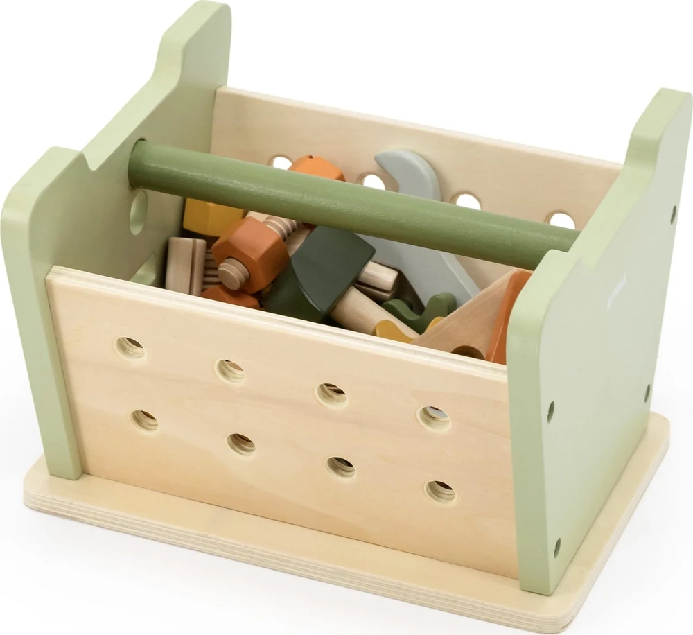 Viga Toys Medinis mini dirbtuvėlių rinkinys 2in1