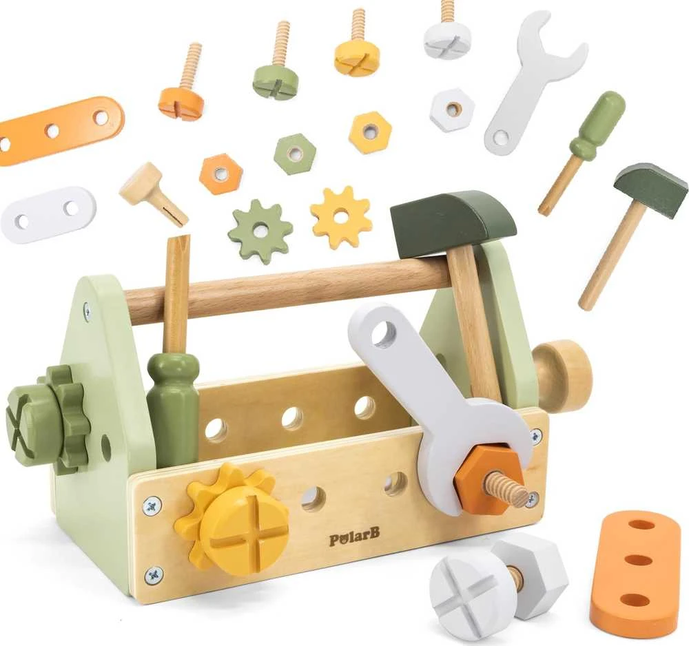 Viga Toys Viga Medinis Įrankių Rinkinys PolarB