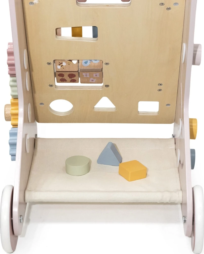 Viga Toys Medinis rožinis stumdukas PolarB