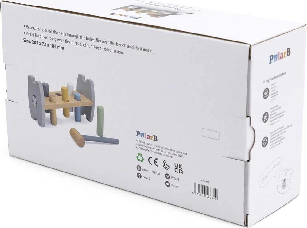 Viga 44207 PolarB pingvinas auskarų vėrimas