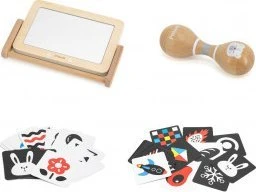 Viga PolarB medinis edukacinis žaislų rinkinys Grow-with-Me Box (0 - 6 mėn.)