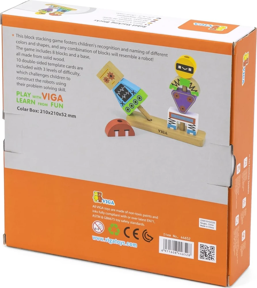 VIGA Robotų konstruktorius Piramidė 8 el.