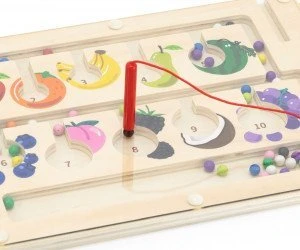 Viga 44745 Magnetic Maze - spalvų skaičiavimas ir rūšiavimas