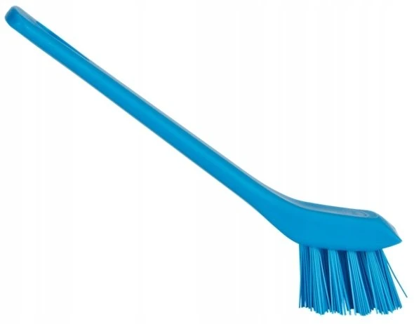 Vikan Detail brush, , 15cm, mėlynas, polyester/PP/stainless steel, with scraper edge (39513)