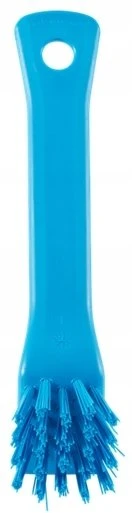 Vikan Detail brush, , 15cm, mėlynas, polyester/PP/stainless steel, with scraper edge (39513)