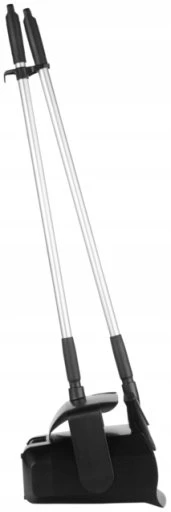 Vikan Rinkinys zmiotka su szufelką zamykaną 350mm Medium juoda (56659)