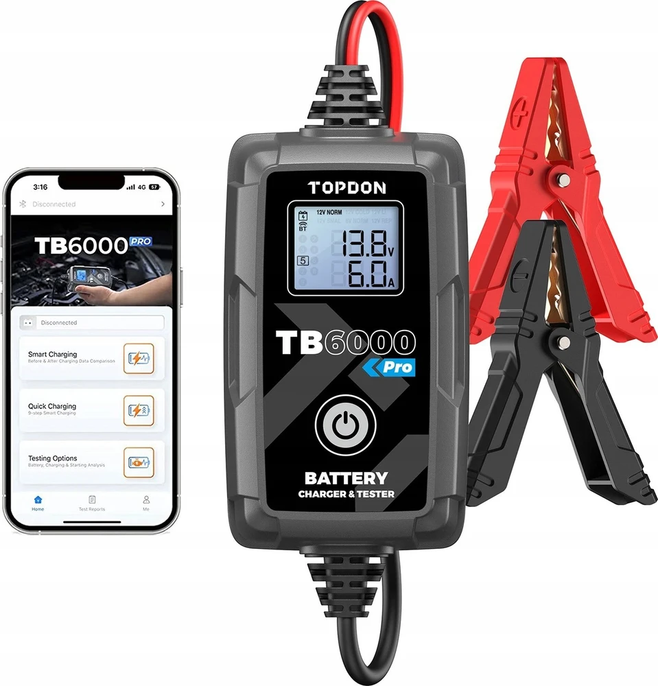 Viking TOPDON kroviklis i tester akumulatorów TB6000 PRO