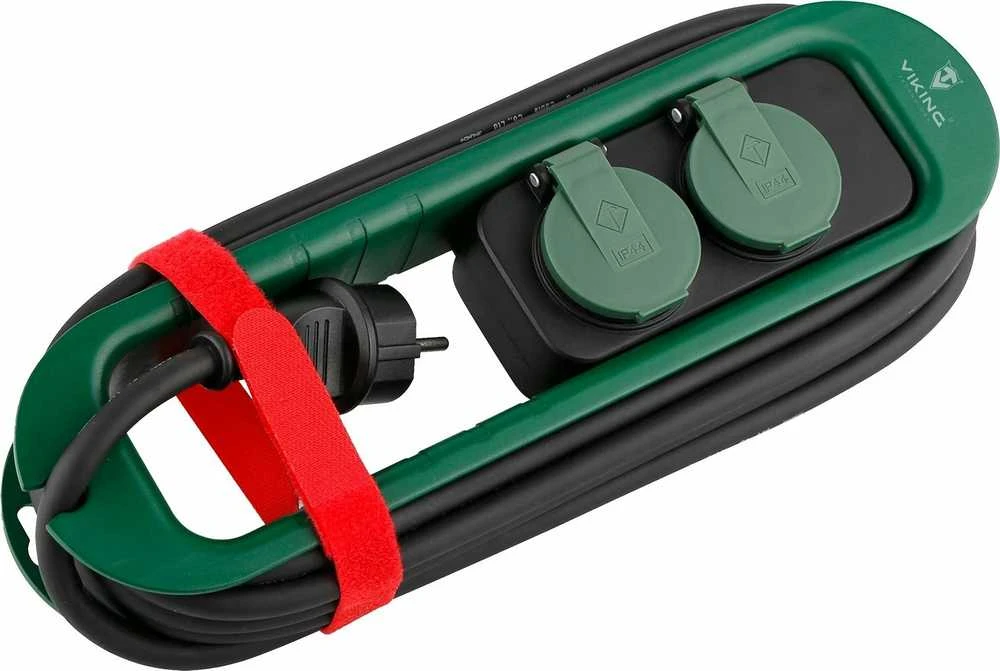 Viking tinklo prailginimo lizdas R247, 2x AC 230V, IP44, ilgis 4,7 m