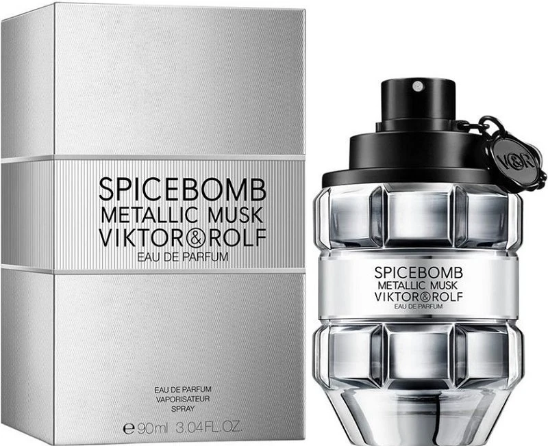 Viktor & Rolf Spicebomb Metallic Musk EDP parfumuotas vanduo vyrams, 90 ml