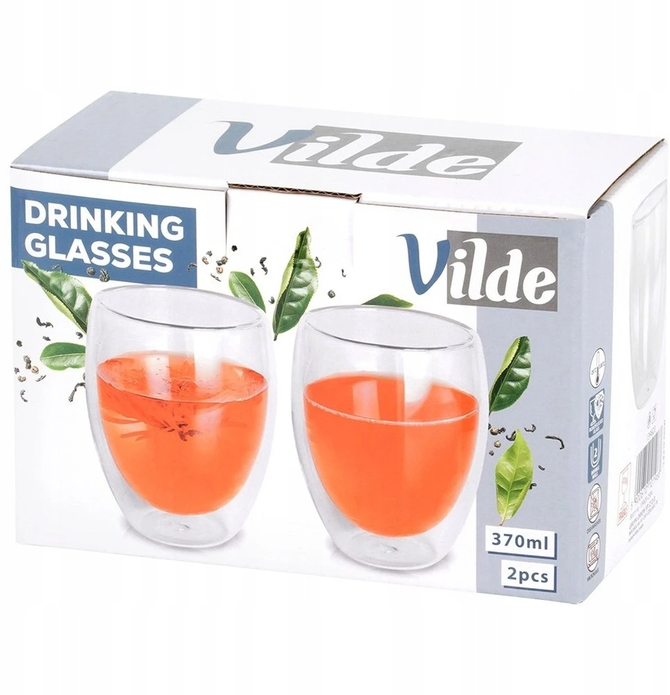Termoizoliacinės stiklinės Vilde 370 ml, 2 vnt.