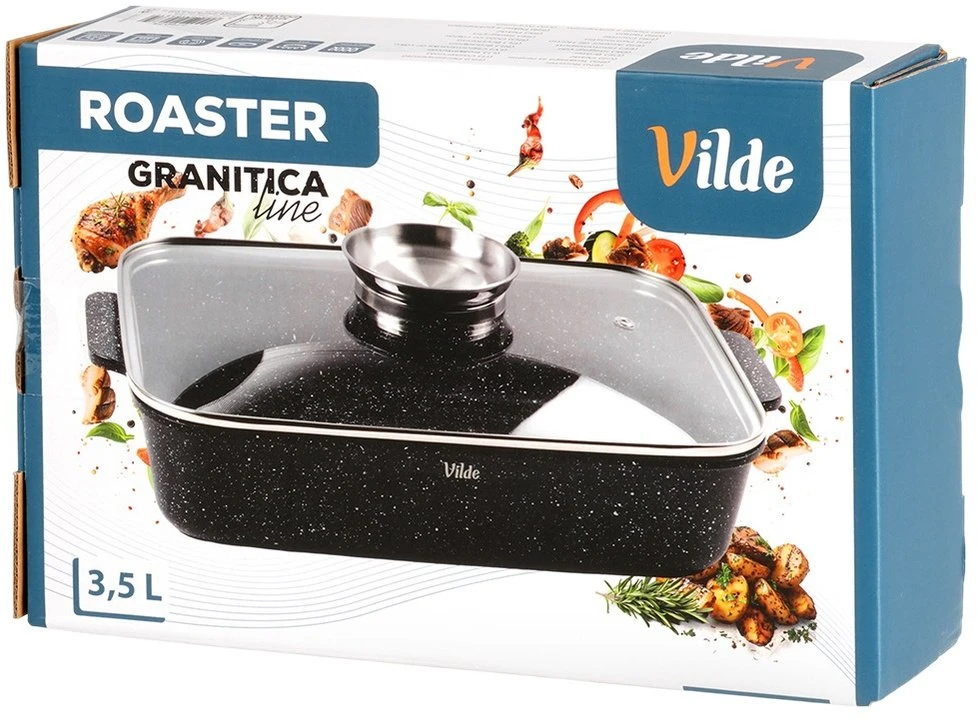 Vilde Stačiakampė kepimo forma su dangčiu 3,5 l