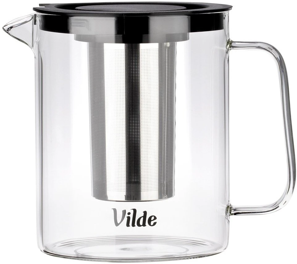 Vilde Arbatinukas su filtru 1,5 l, borosilikatinis stiklas