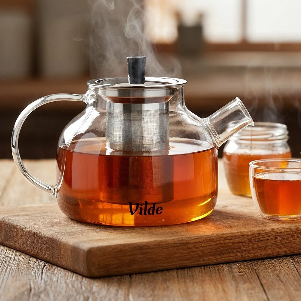 Arbatinukas su nerūdijančio plieno sieteliu Vilde 850 ml