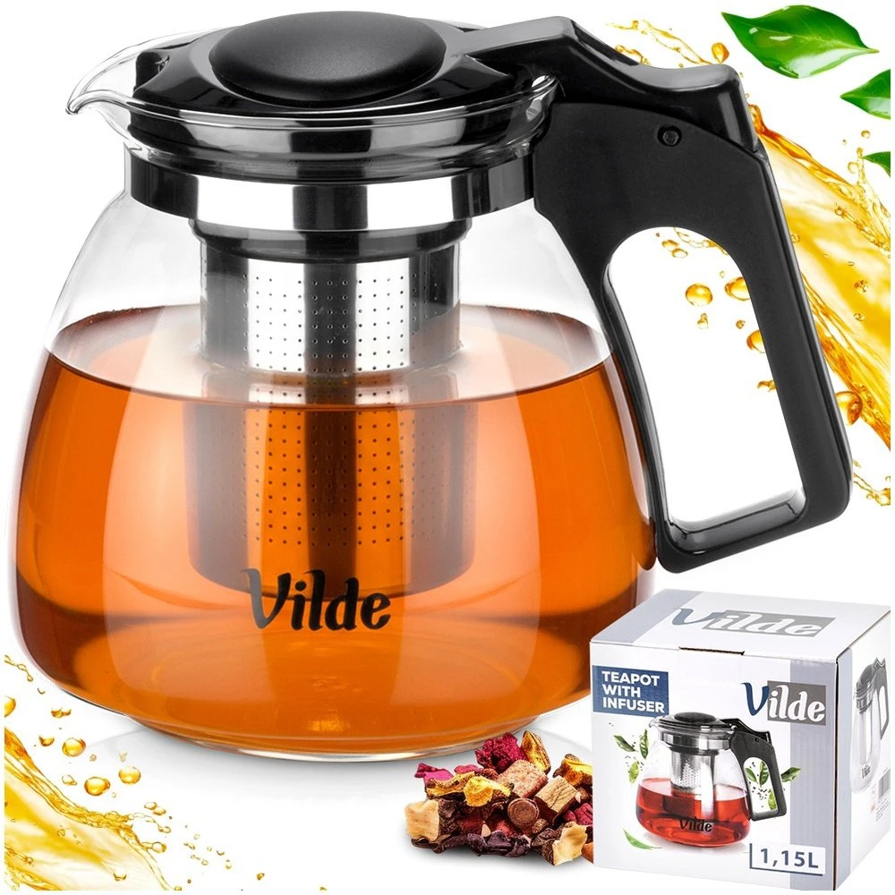 Vilde Arbatinukas su nerūdijančio plieno filtru 1,15 l
