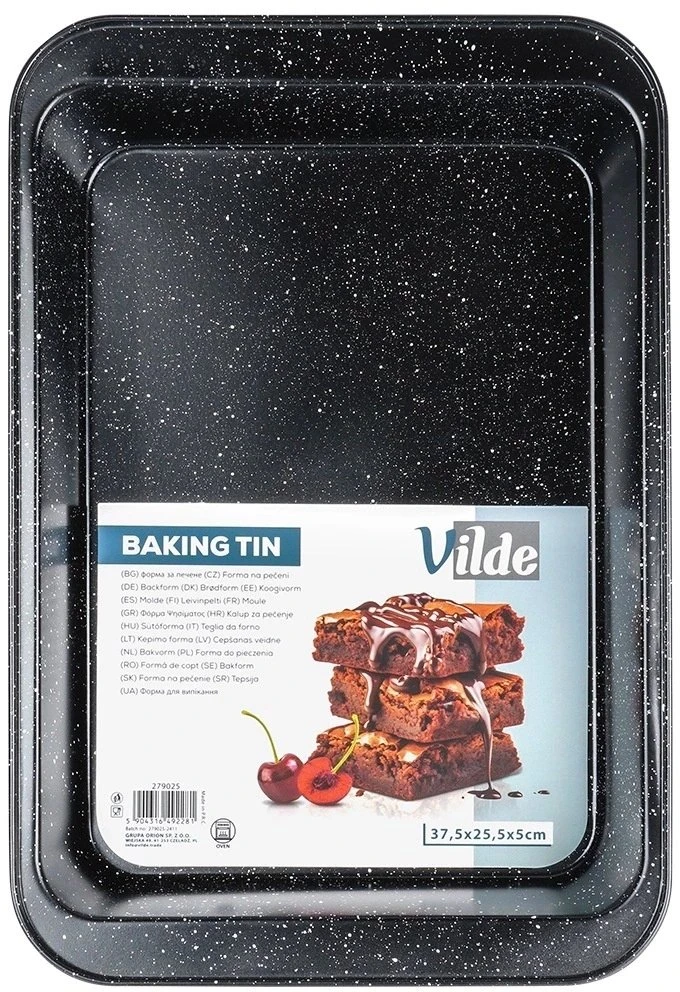 Kepimo skarda Vilde 37,5x25,5x5 cm su granitine danga