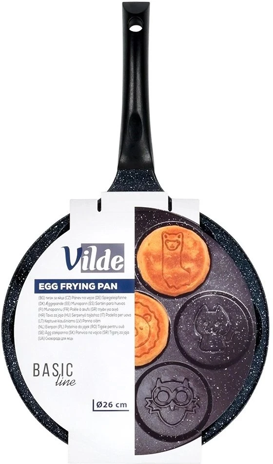 Blynų keptuvė Vilde Basic Line 7 angų, 26 cm