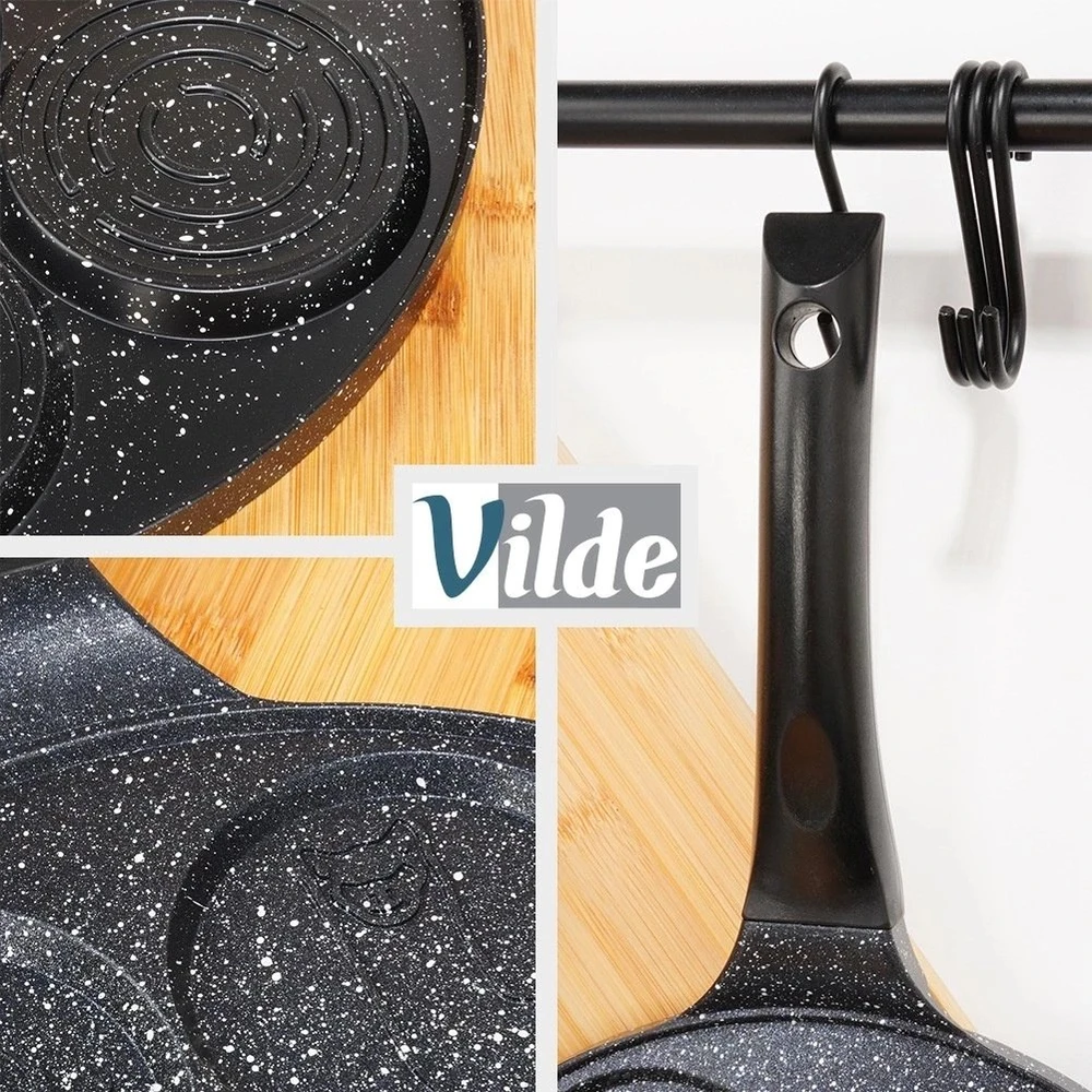 Blynų keptuvė Vilde Basic Line 7 angų, 26 cm