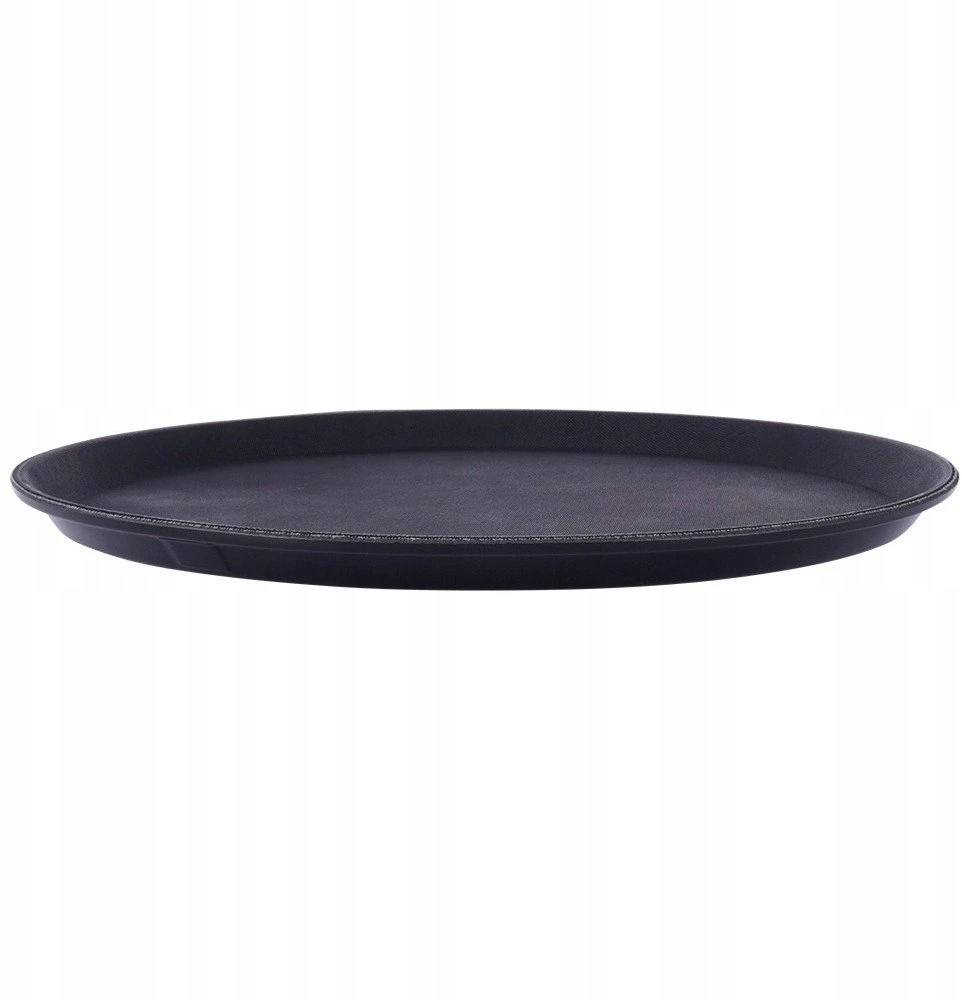 Apskritas padėklas Vilde 35 cm juodas