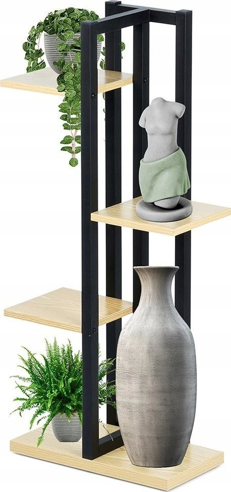 Vilde Augalų stovas metalinis 4 pakopų 93 cm