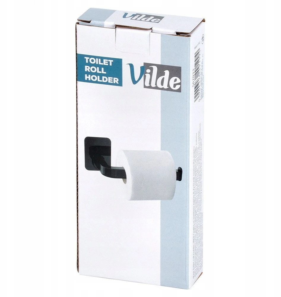 Tualetinio popieriaus laikiklis Vilde 16,5 cm juodas