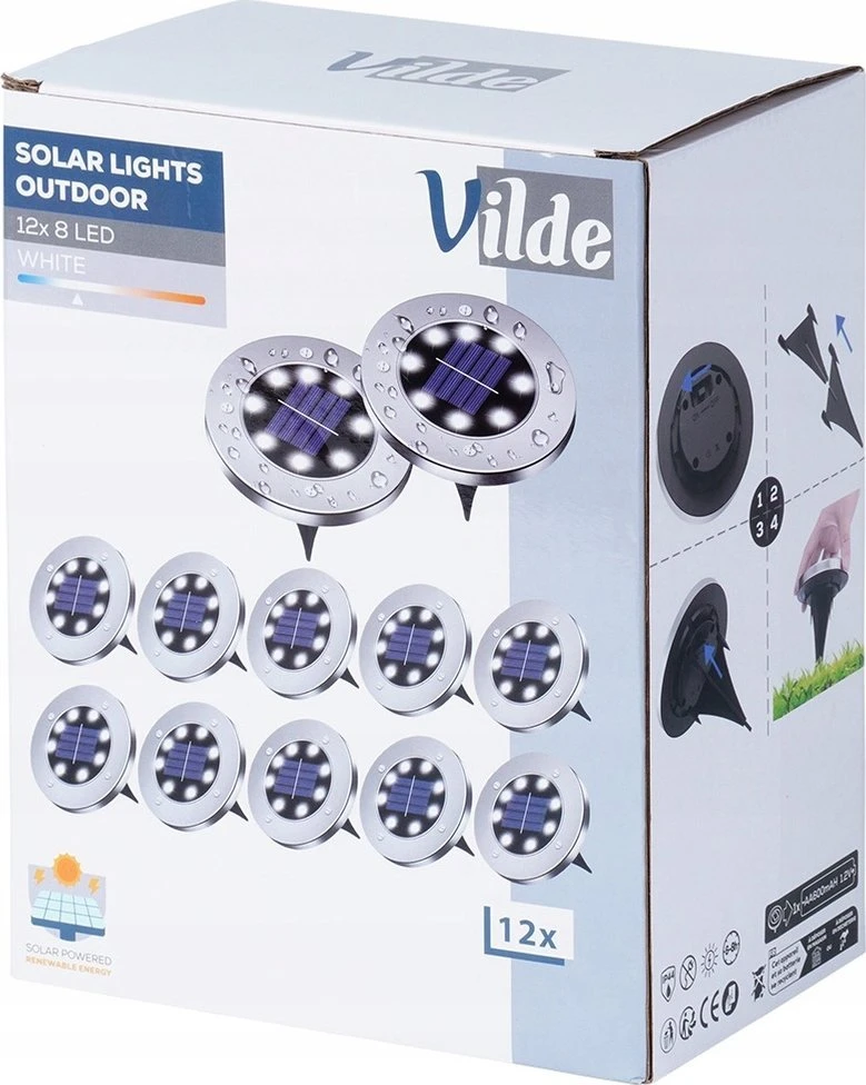Šviestuvų rinkinys Vilde LED 11,5 cm 12 vnt.