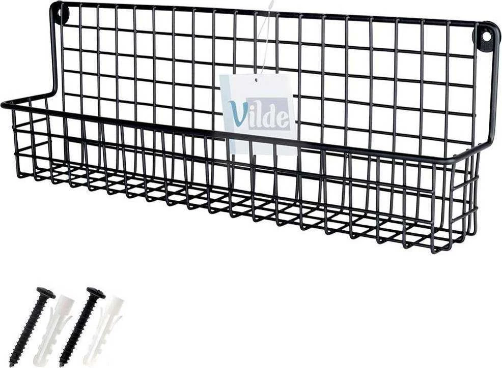 Vilde Prieskonių stovas metalinė juoda