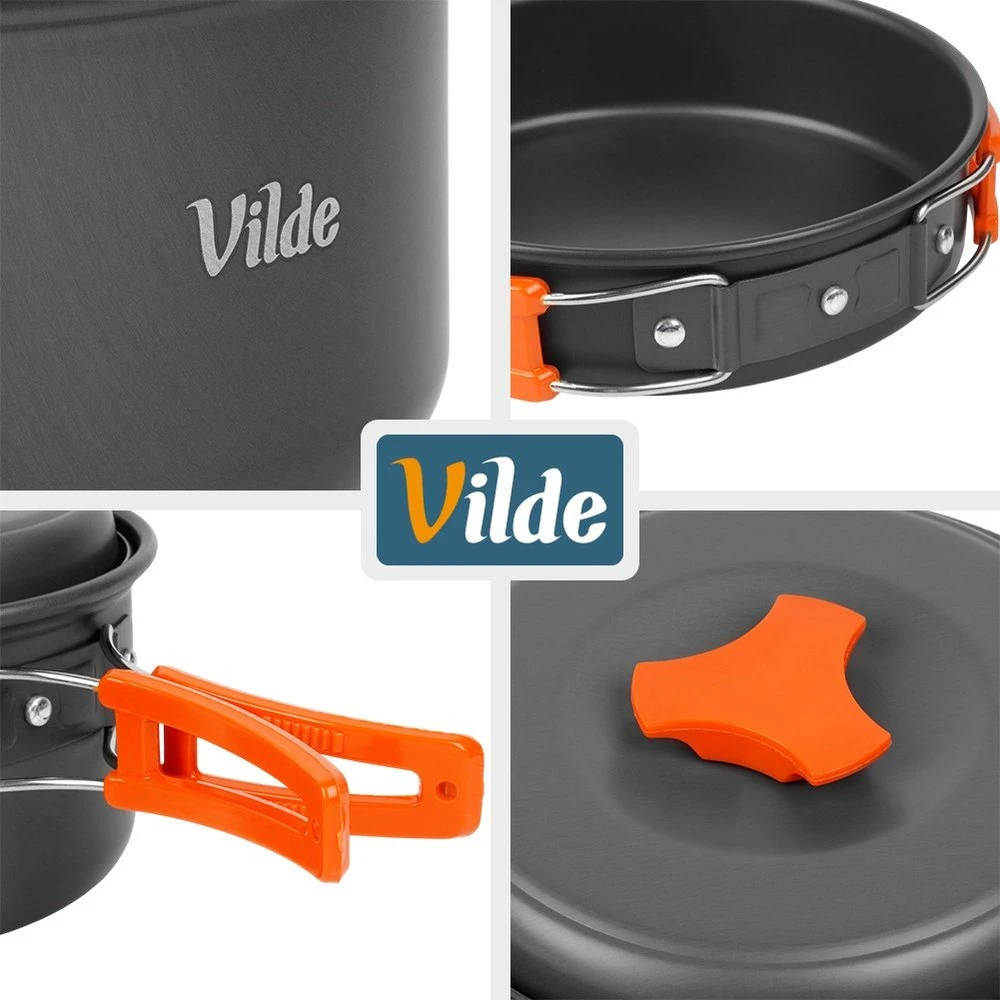 Vilde Kempingo įrankiai 10 vnt.