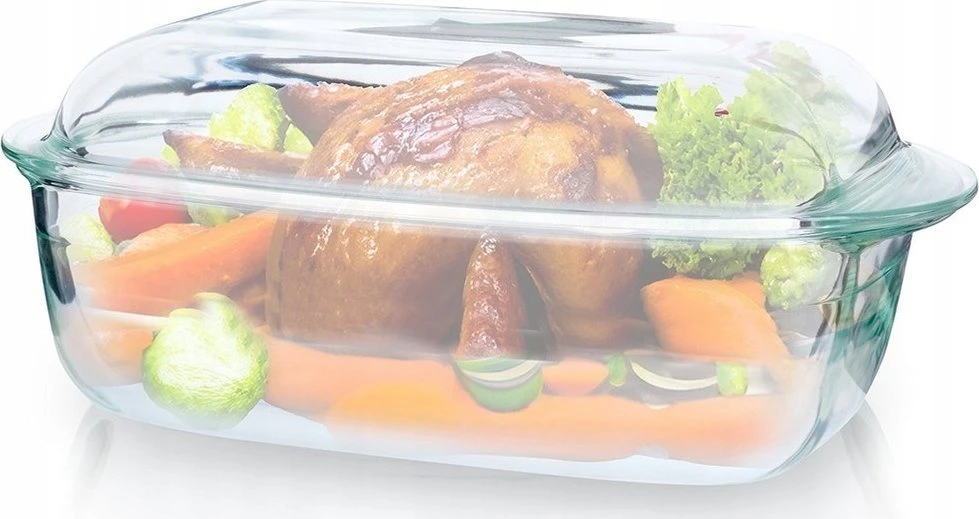 Kepimo ir troškinimo indų rinkinys Vilde 3 l + 1,5 l stiklinis