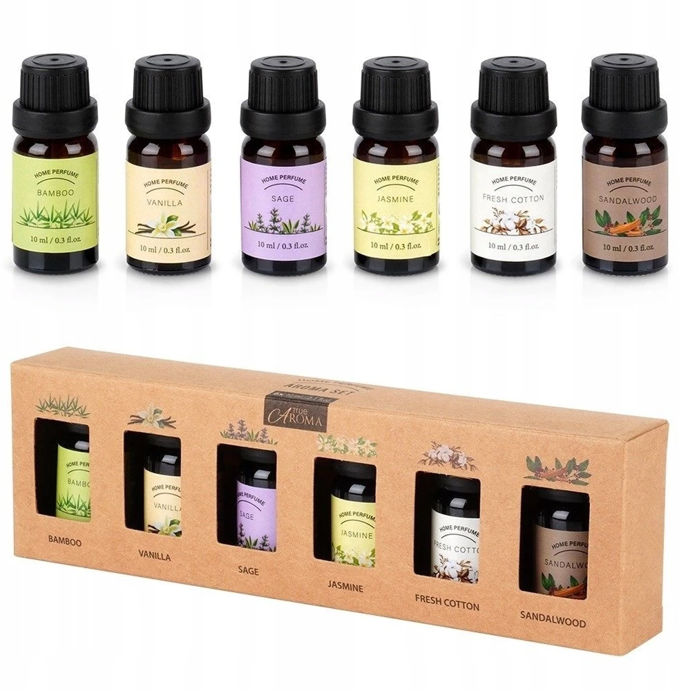 Drėkintuvas Vilde Ätherisches Öl-Set ätherische Öle Naturduftöl 10 ml 6 Stk.