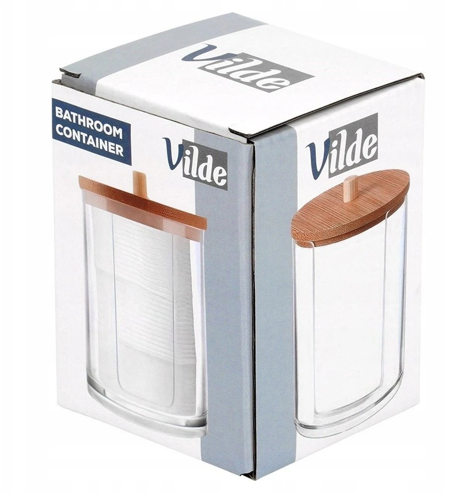 Kosmetinių vatos diskelių dėžutė Vilde 7x10 cm
