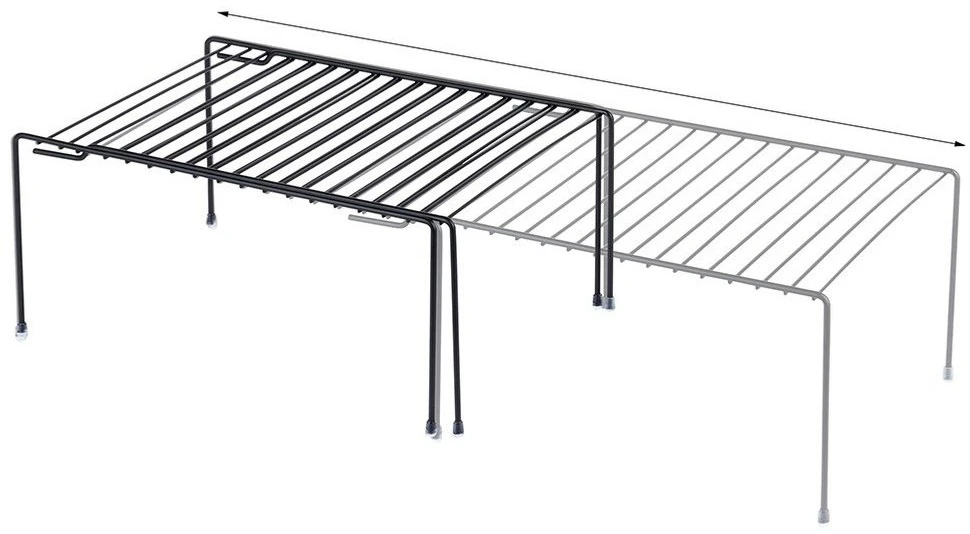Metalinė virtuvės lentyna Vilde, reguliuojama, 34,5-48 cm