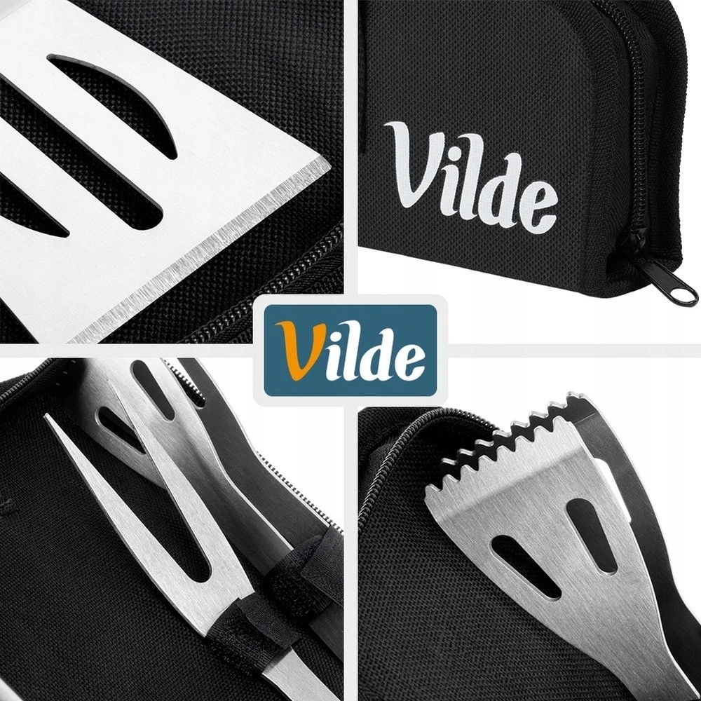Vilde Grilio įrankių rinkinys 3 vnt.
