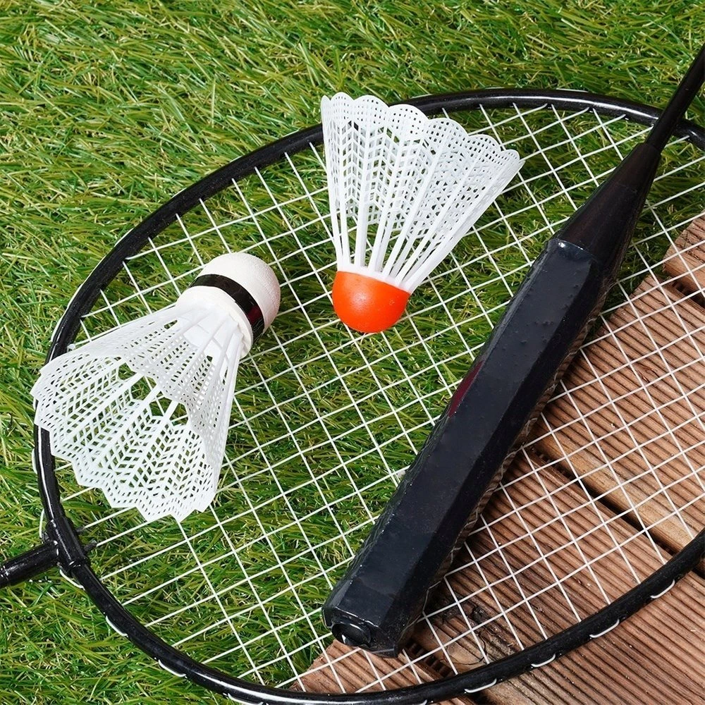 Badmintono rinkinys Vilde, 61 cm, 4 raketės, 8 plunksnos