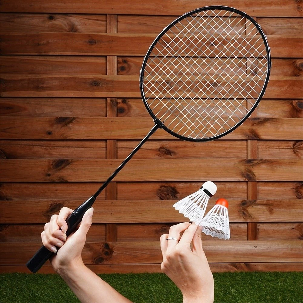 Badmintono rinkinys Vilde, 61 cm, 4 raketės, 8 plunksnos
